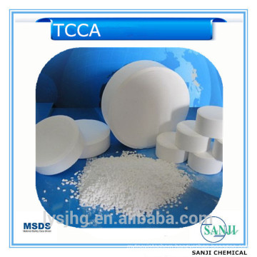 Stabilized chlorine TCCA 90% granular tablets